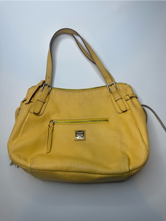 Dooney & Bourke Handbags - Dooney & Bourke Large Nina Satchel Yellow